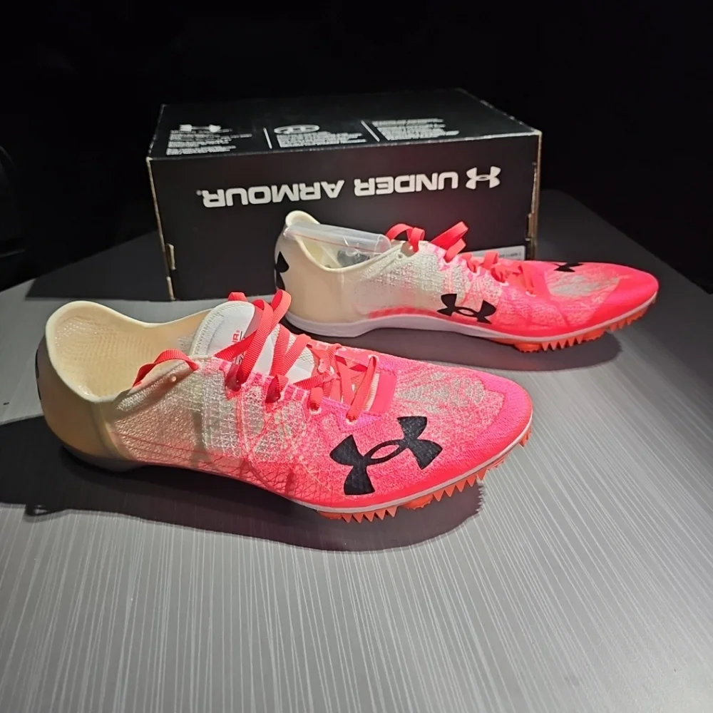 Under Armour UA SpeedForm Miler 2 Running Track Cleats Shoes Sz 11.5 3000020-103